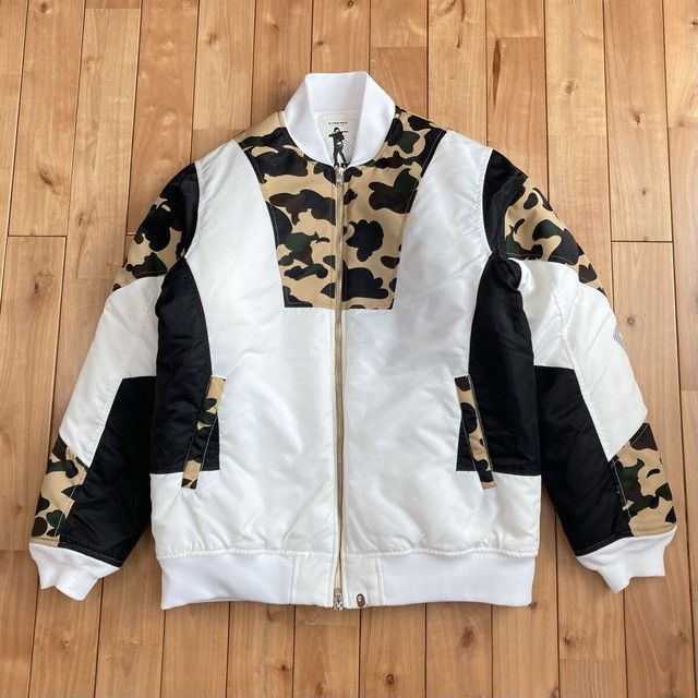 Bape BAPE CAMO MA-1 Bomber Jacket a bathing ape 1st camo Size US XL / EU 56 / 4 - 2 Thumbnail