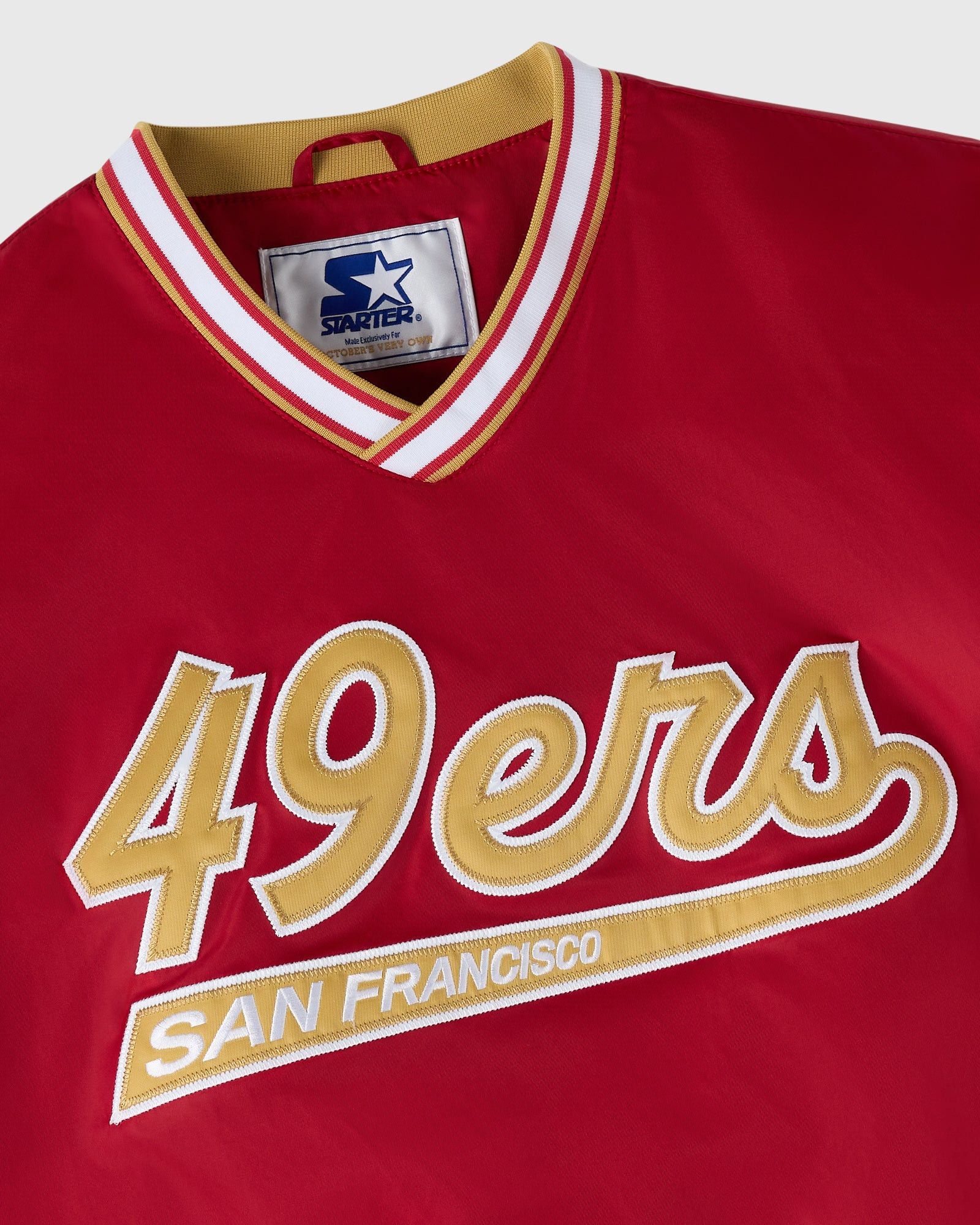 Drake OVO x NFL SAN FRANCISCO 49ER STARTER TRAINER PULLOVER JACKET Size US L / EU 52-54 / 3 - 7 Thumbnail