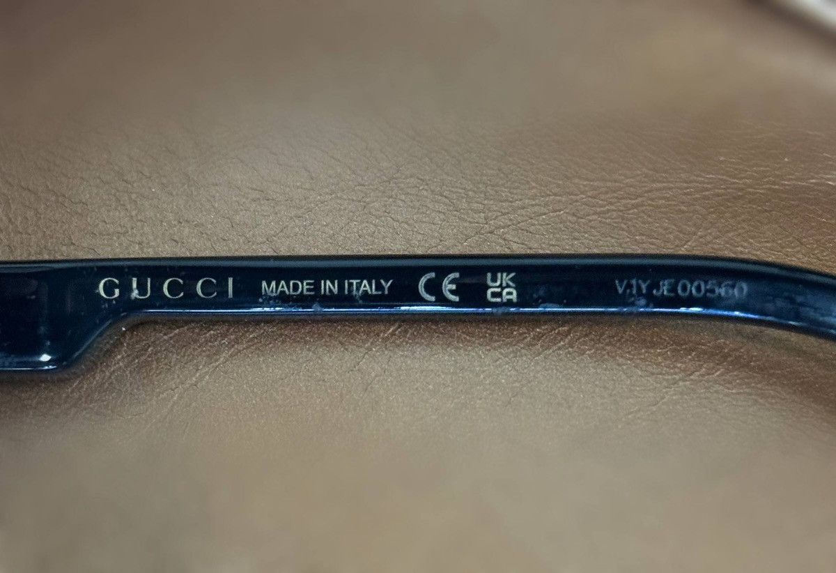 Gucci GUCCI GG1237S Ringo Shiina Eyewear Sunglasses Midnight Color Size ONE SIZE - 7 Thumbnail
