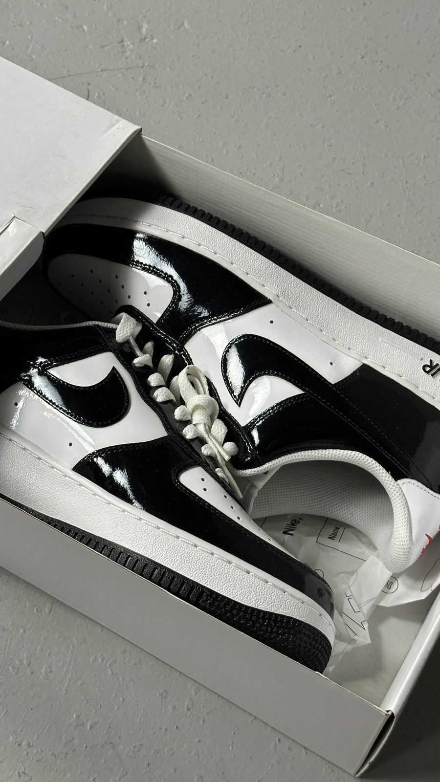 Nike Air Force 1 Nike ID Panda Size US 10 / EU 43 - 2 Thumbnail