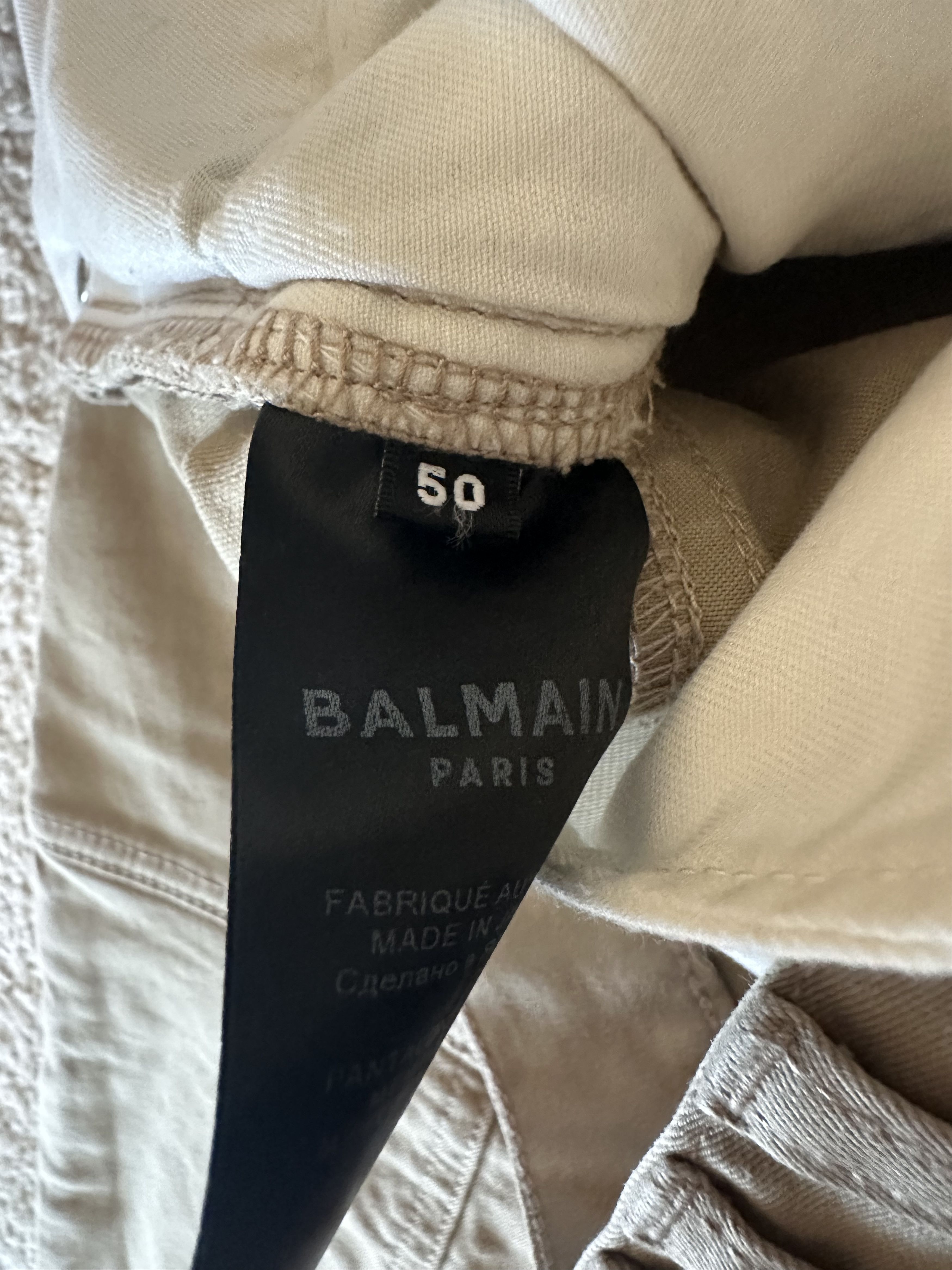 Balmain Biker denim Balmain Size US 34 / EU 50 - 5 Thumbnail