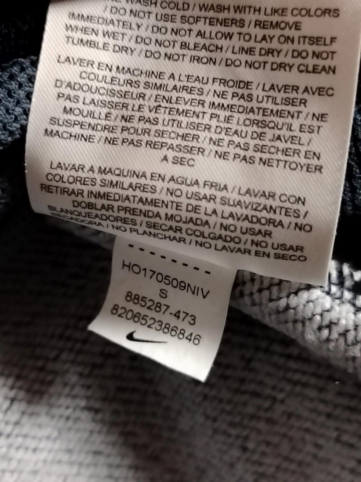 Nike Nike Dri-FIT Hoodie Women’s Small Navy Pink Swoosh Thumbhole Size S / US 4 / IT 40 - 4 Thumbnail