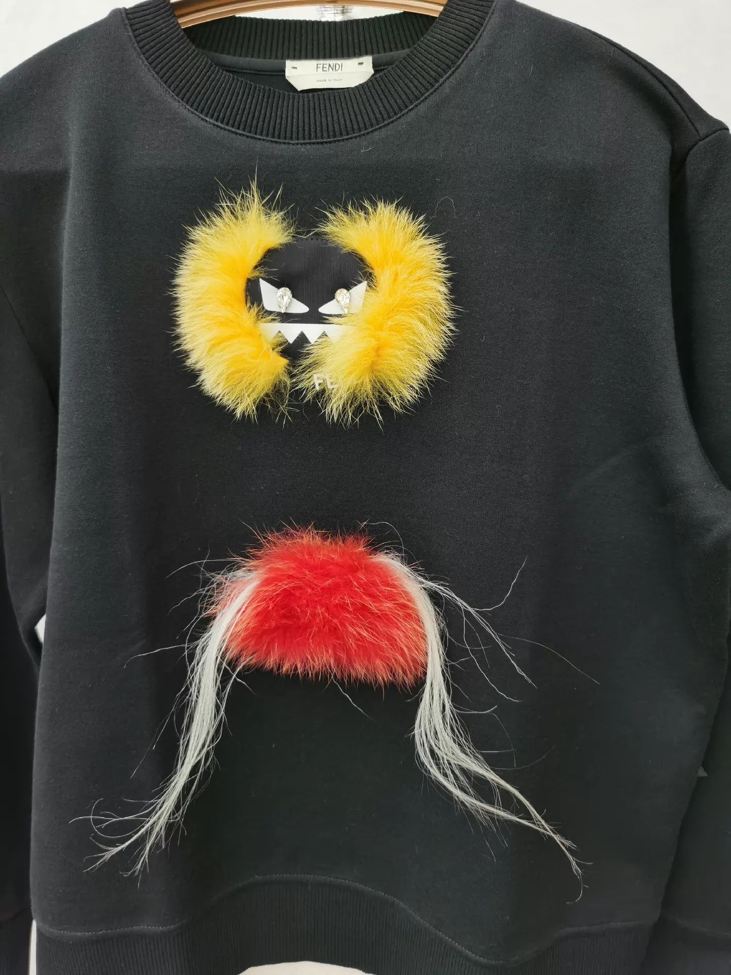 Fendi FENDI Monster Space Cotton Sweatshirt 40 Unisex Worn 2x Size S / US 4 / IT 40 - 2 Thumbnail