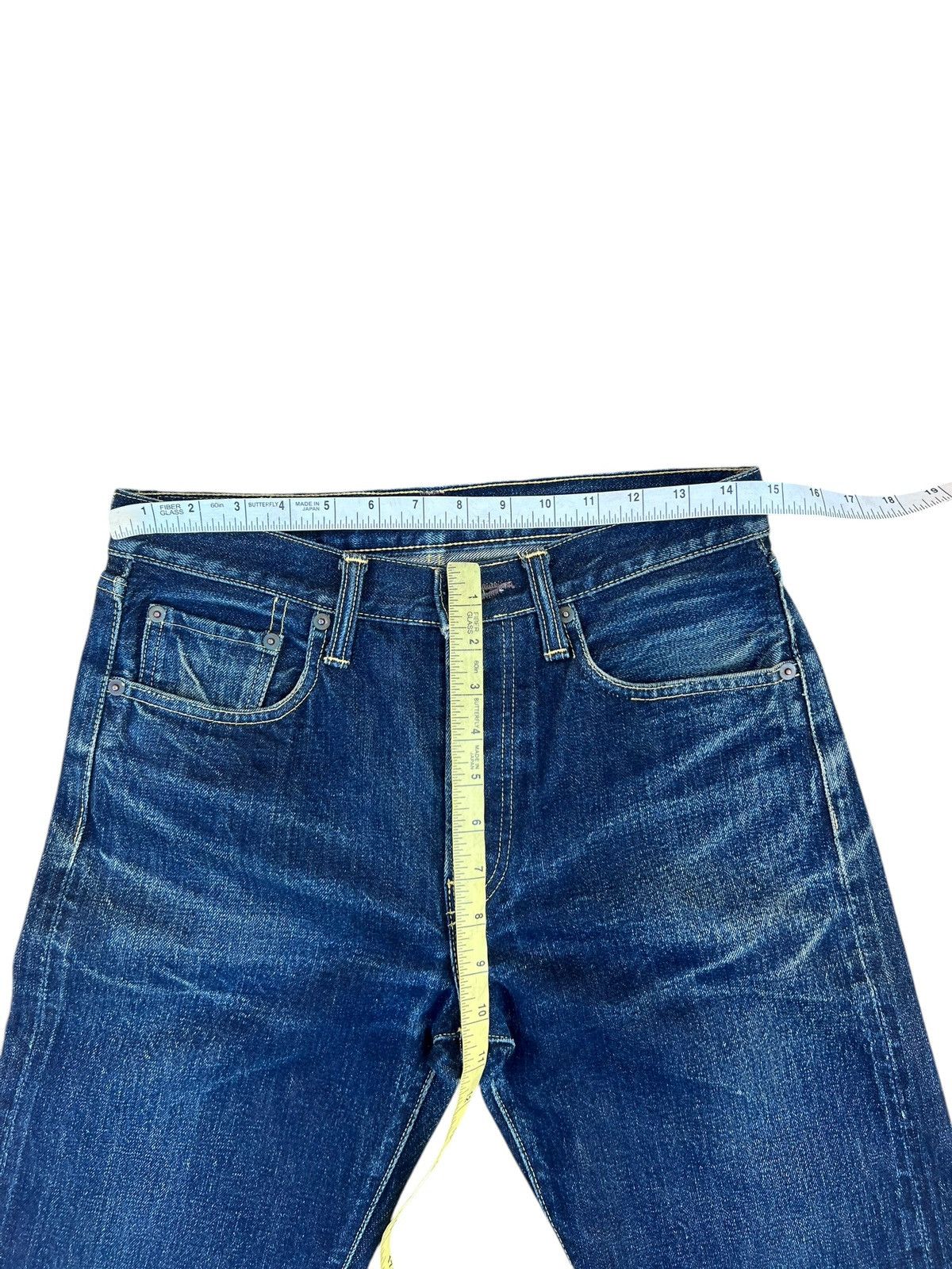 Kapital Vintage KAPITAL Handmade Japan Fade Denim Selvedge Jeans Size US 29 - 2 Thumbnail