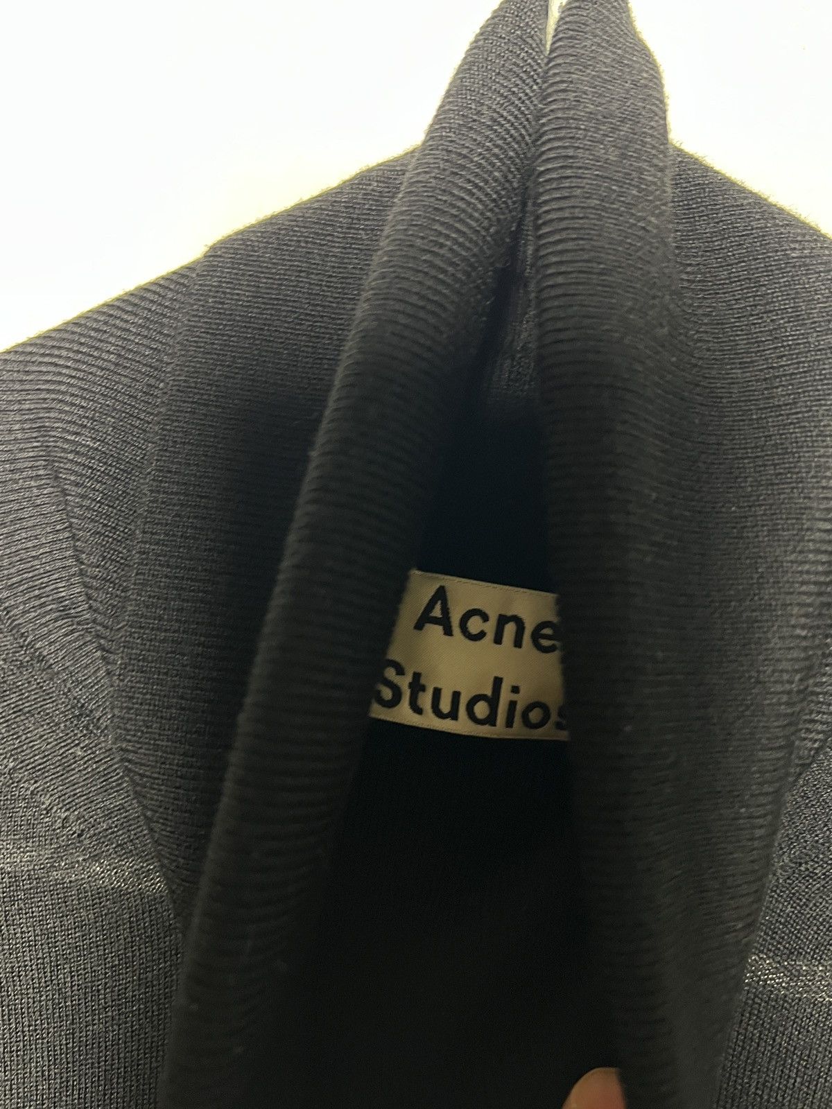 Acne Studios acne studios y2k black wool turtleneck Size US L / EU 52-54 / 3 - 6 Thumbnail