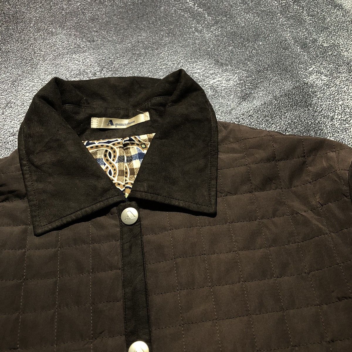 Aquascutum Aquascutum inner Iconic Pattern silk quilted jacket Size US M / EU 48-50 / 2 - 3 Thumbnail