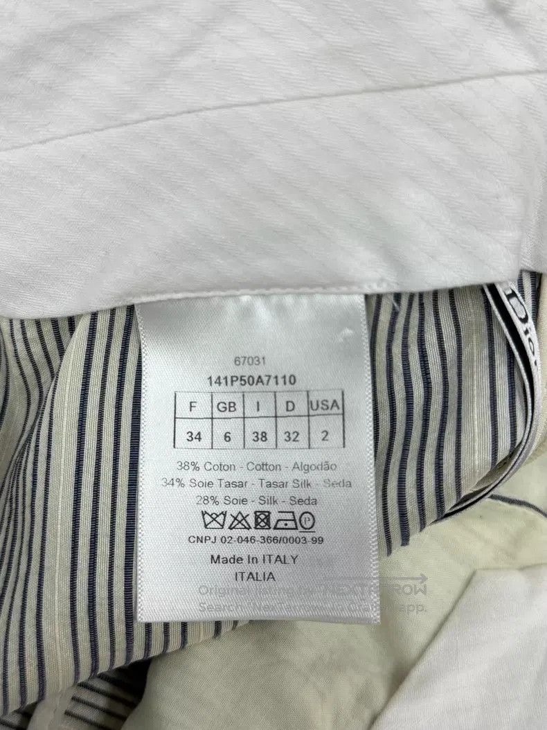 Dior Dior Button striped wide-leg pants Size 42" / US 20 - 5 Thumbnail