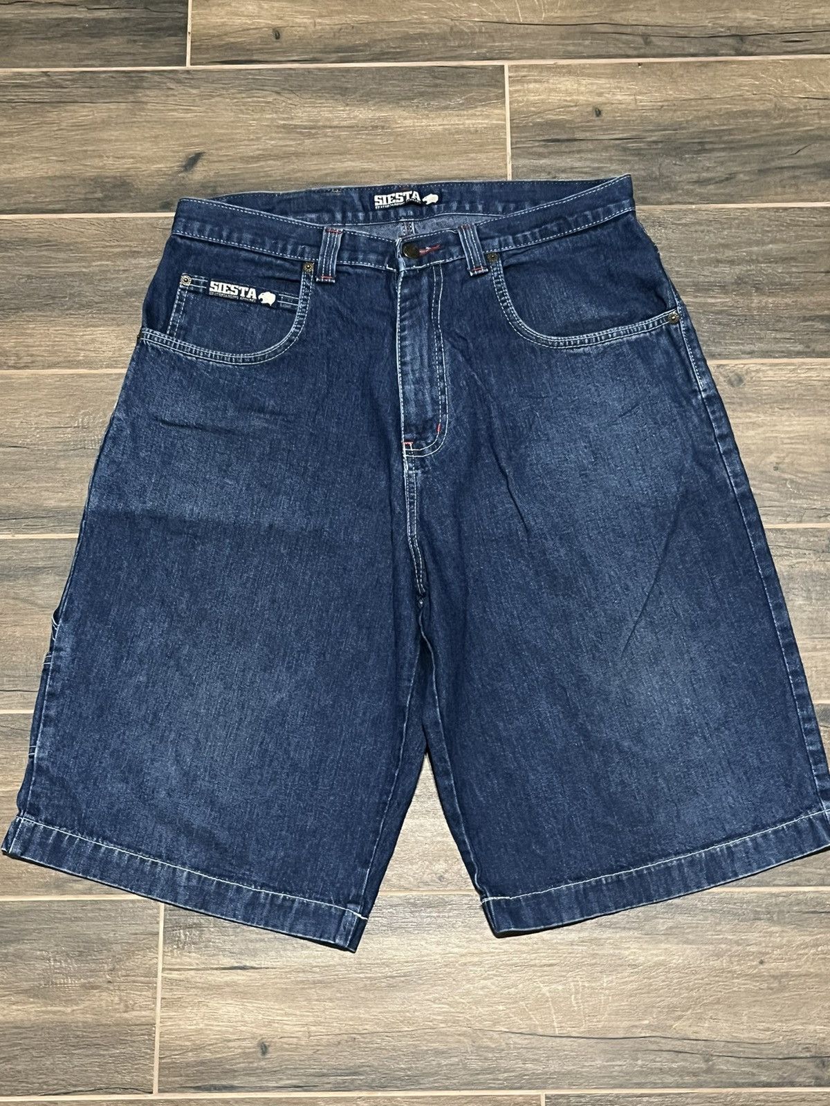 JNCO × Vintage × Wrangler Crazy Vintage Y2K Baggy Carpenter Jorts JNCO Skater Shorts Size US 34 / EU 50 - 2 Thumbnail