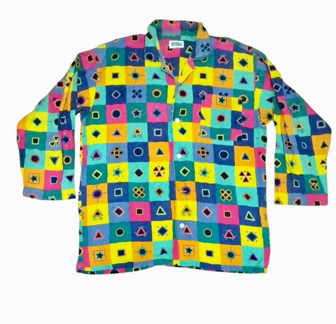 United Colors Of Benetton United Colour Of Benetton multicolour button up Shirt Size US XL / EU 56 / 4 - 1 Thumbnail
