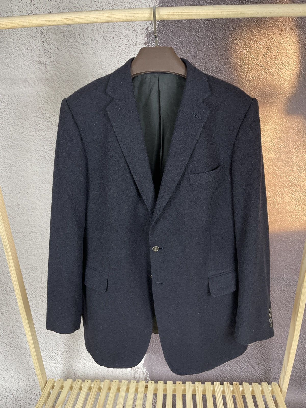 Ede & Ravenscroft Ede & Ravenscroft pure cashmere 2 button blazer Joshua Ellis Size 46L - 1 Thumbnail