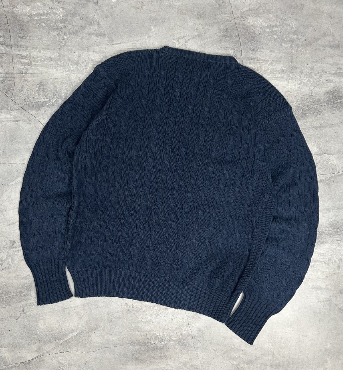 Polo Ralph Lauren × Vintage Vintage Knit Polo Ralph Lauren Sweatshirt Oldmoney Size Size US M / EU 48-50 / 2 - 7 Thumbnail