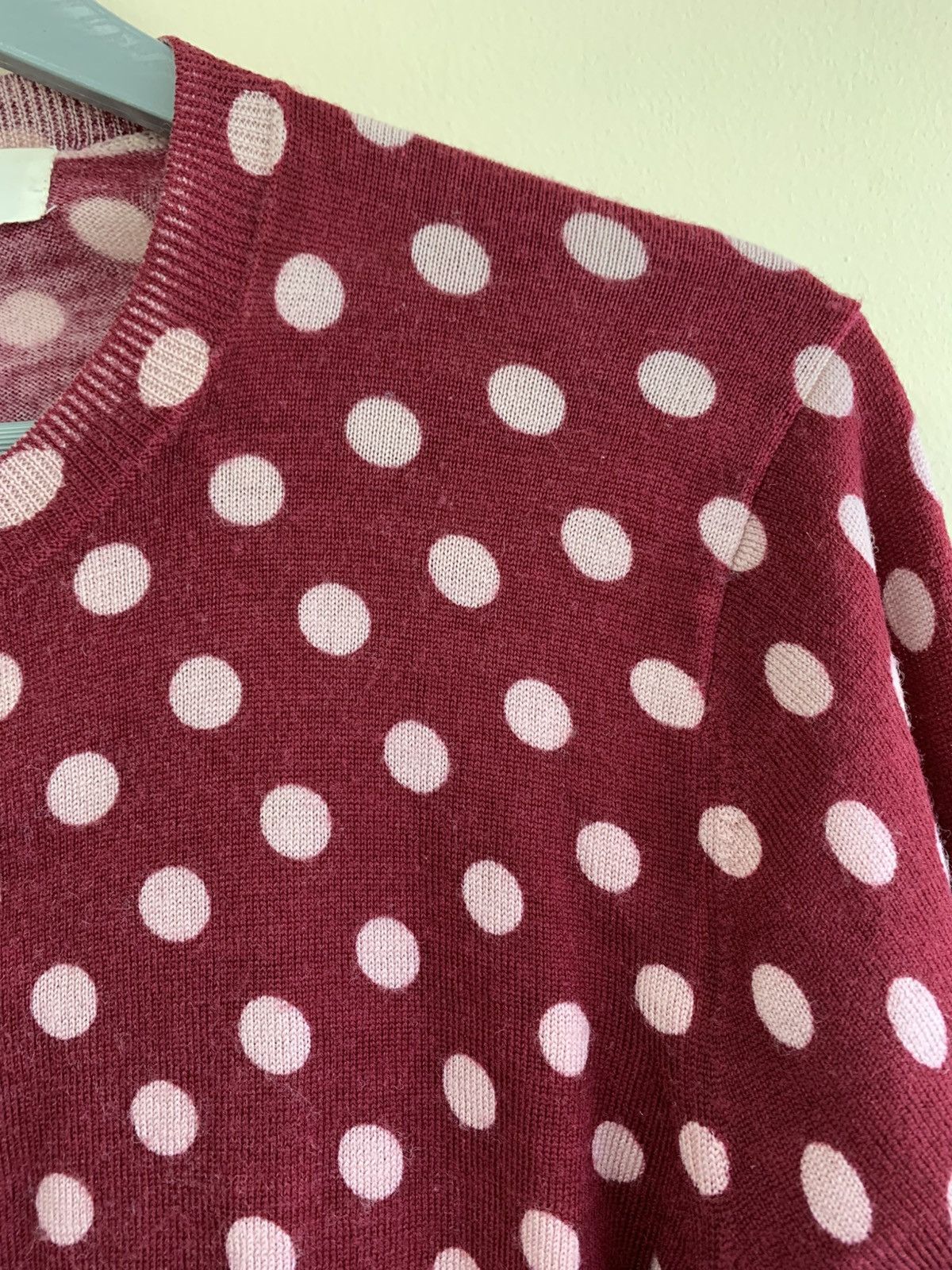 Comme des Garcons Comme des Garcons X H&M Wool Knit Polka Dots Cardigan Size M / US 6-8 / IT 42-44 - 4 Thumbnail