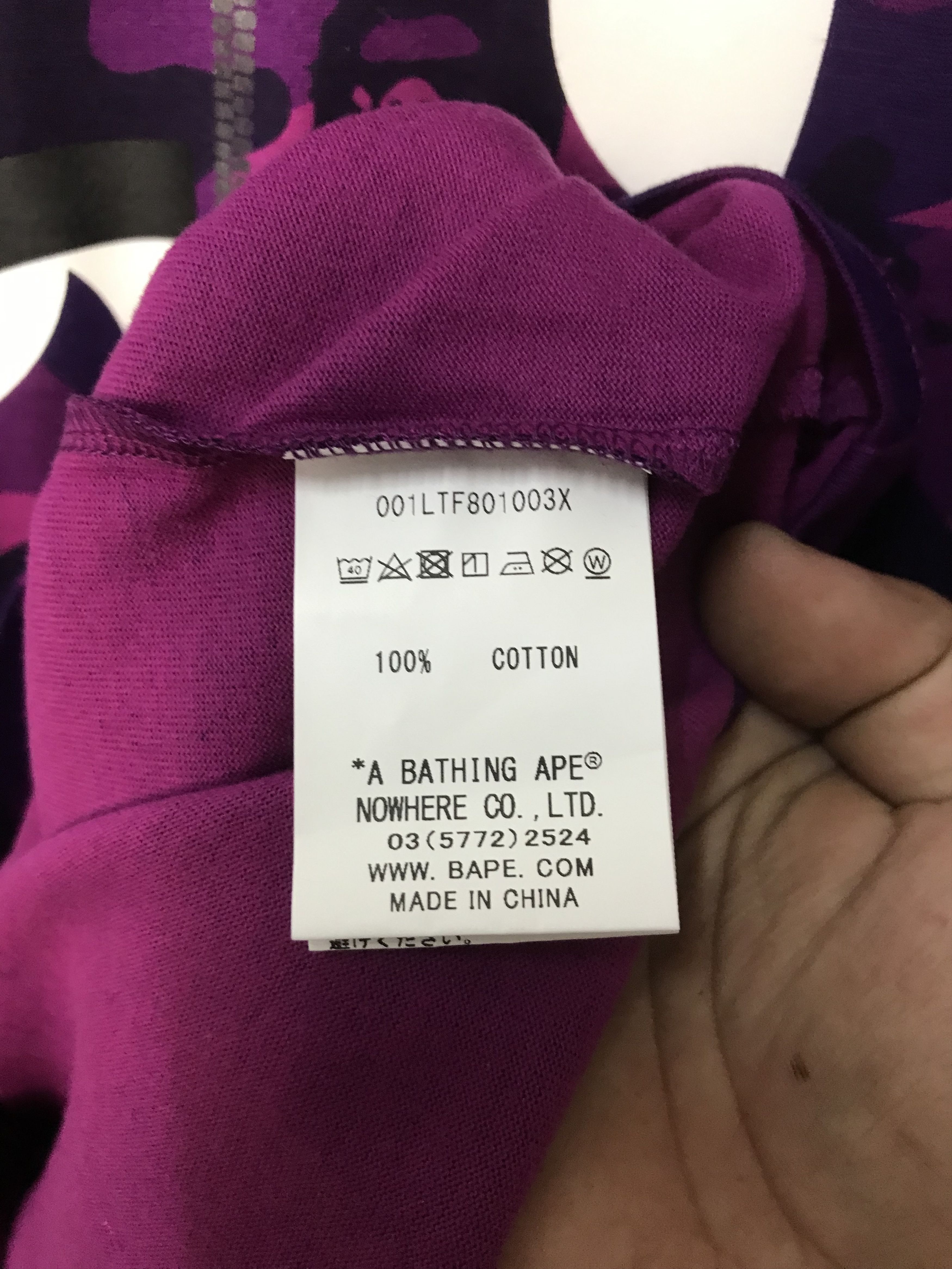 Bape Color Camo Shark L/S Tee Size US M / EU 48-50 / 2 - 7 Thumbnail