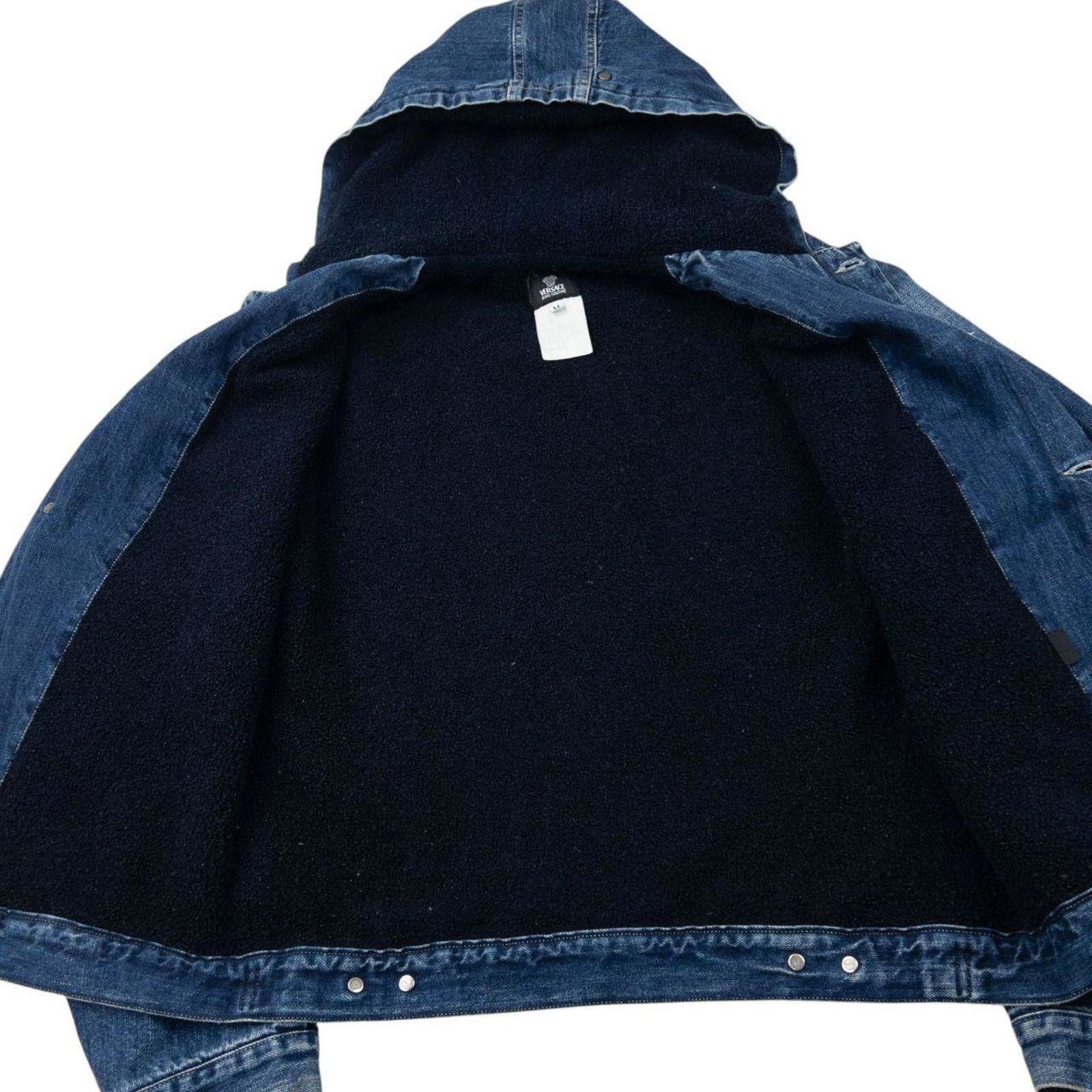 Versace Vintage Versace Jeans Couture Fleece Lined Denim Jacket M Size US M / EU 48-50 / 2 - 4 Thumbnail