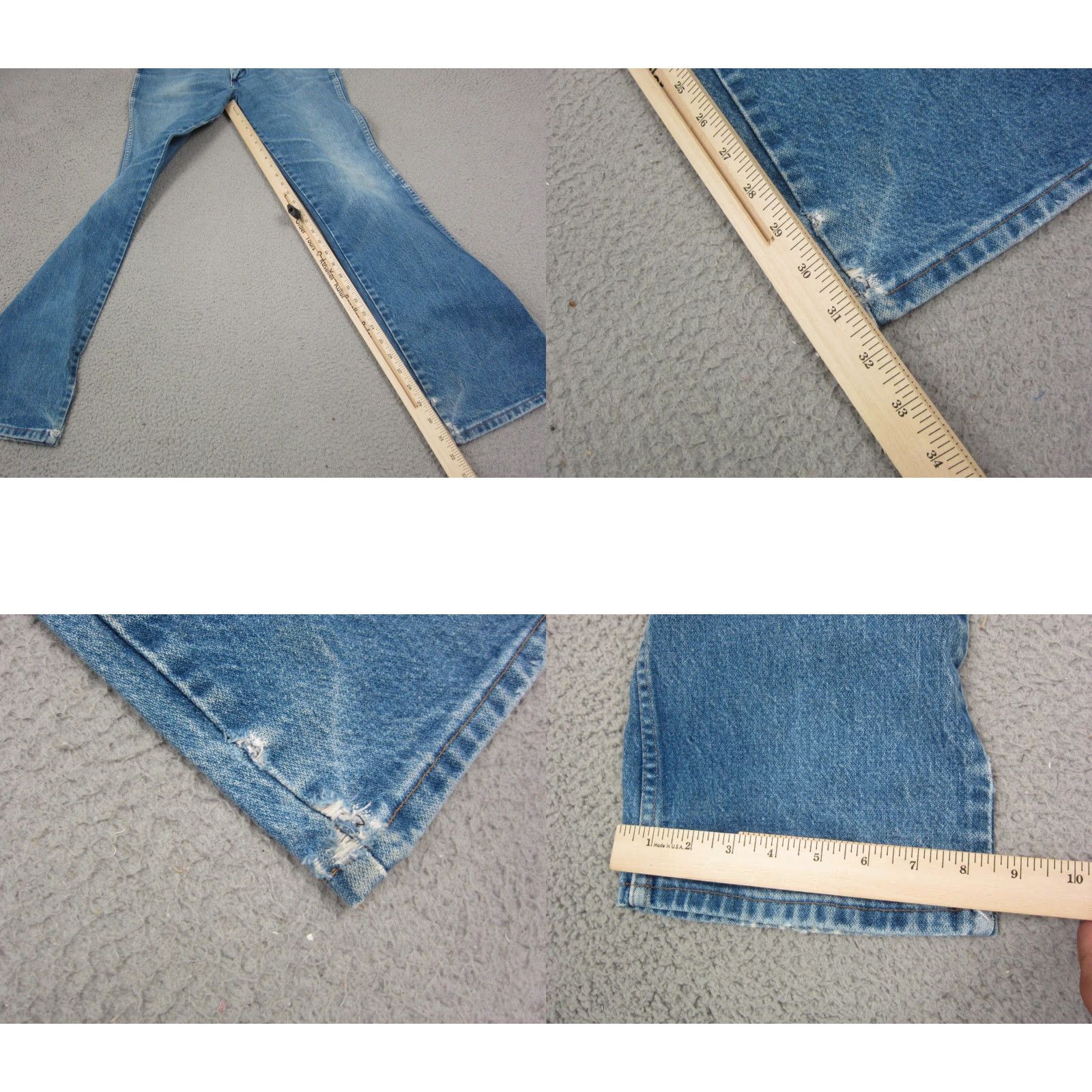 Wrangler VINTAGE Wrangler Jeans Men Regular Blue 30 x 31 Denim Straight 5-Pocket Retro Size US 30 / EU 46 - 9 Thumbnail