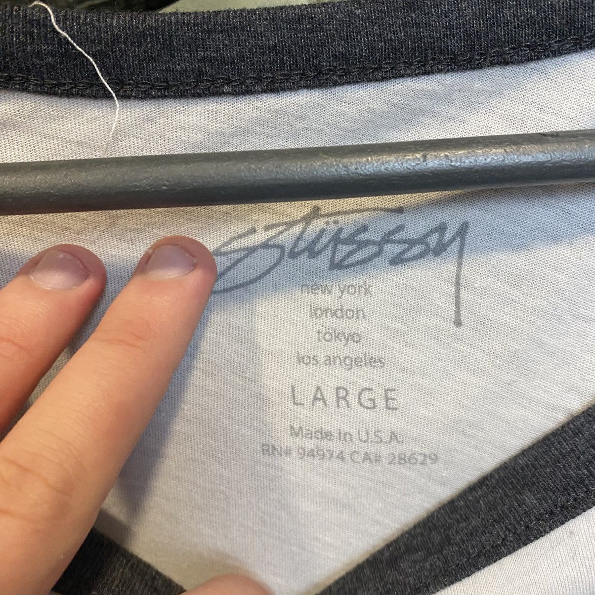 Stussy Luxury Stussy Big Logo 1/3 y2k opium longsleeve size women L Size L / US 10 / IT 46 - 3 Thumbnail