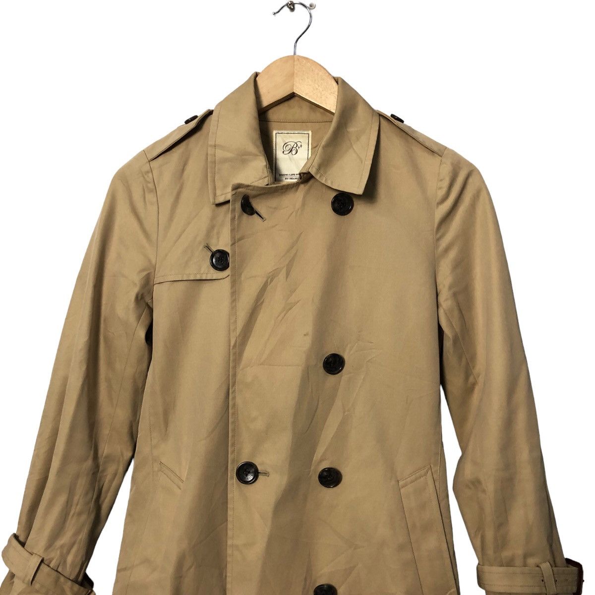 Beams Plus Vintage B Ming Life Store Beams Double Breasted Trench Coat Size S / US 4 / IT 40 - 4 Thumbnail