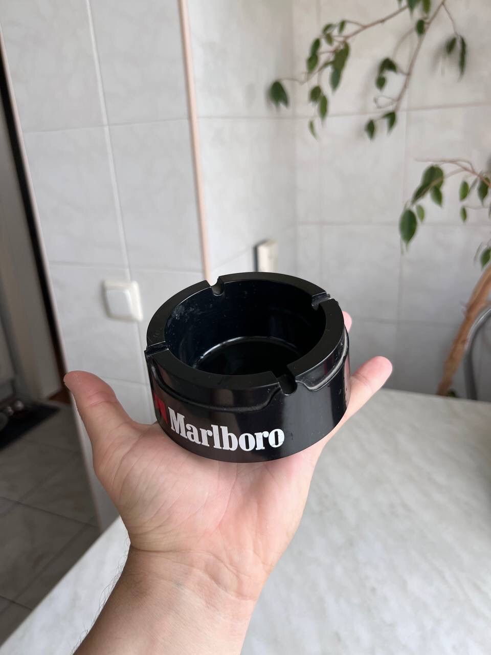 Marlboro 1990 Vintage Marlboro Plastic Ashtray Big Logo Retro Rare Size ONE SIZE - 6 Thumbnail