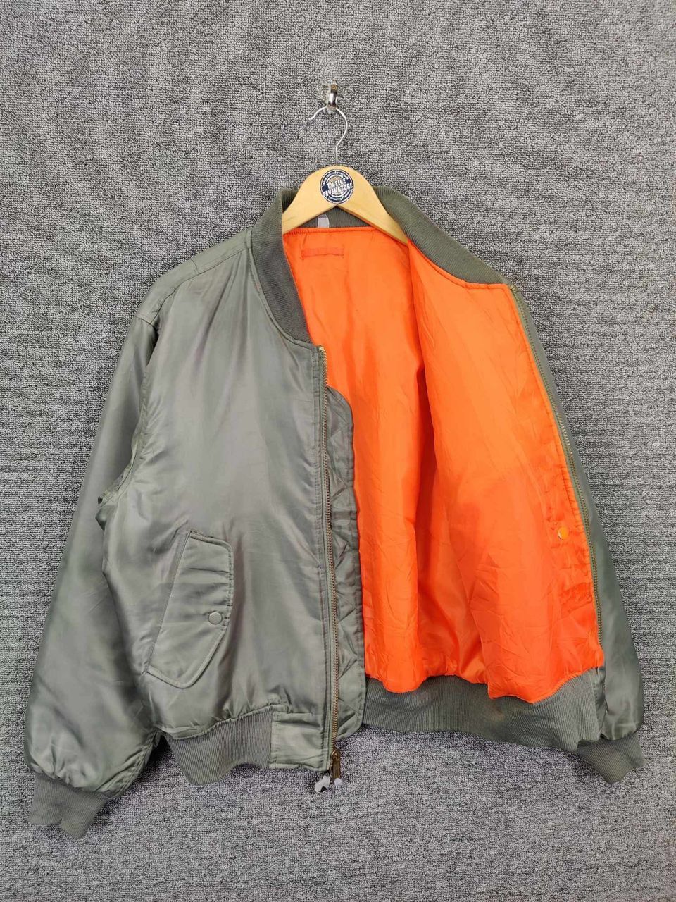 Japanese Brand Vintage Rothco MA-1 Flight Military Bomber Jacket Size US L / EU 52-54 / 3 - 7 Thumbnail