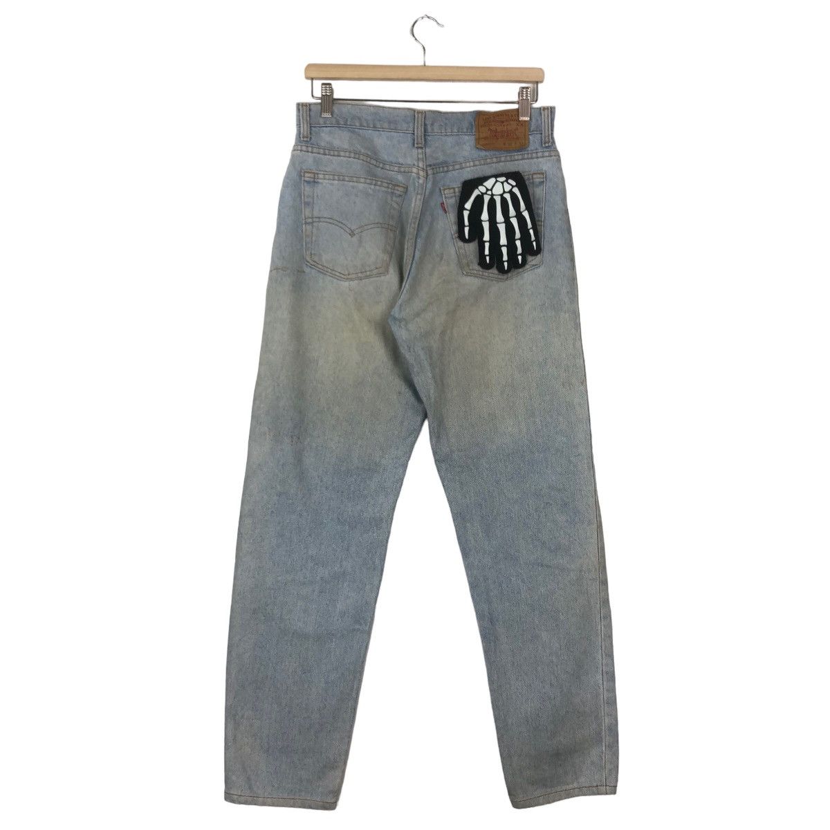 Levi's 🔥VINTAGE LEVI’S DENIM JEANS STRAIGHT LOOSE CUT MADE IN USA Size US 30 / EU 46 - 6 Thumbnail