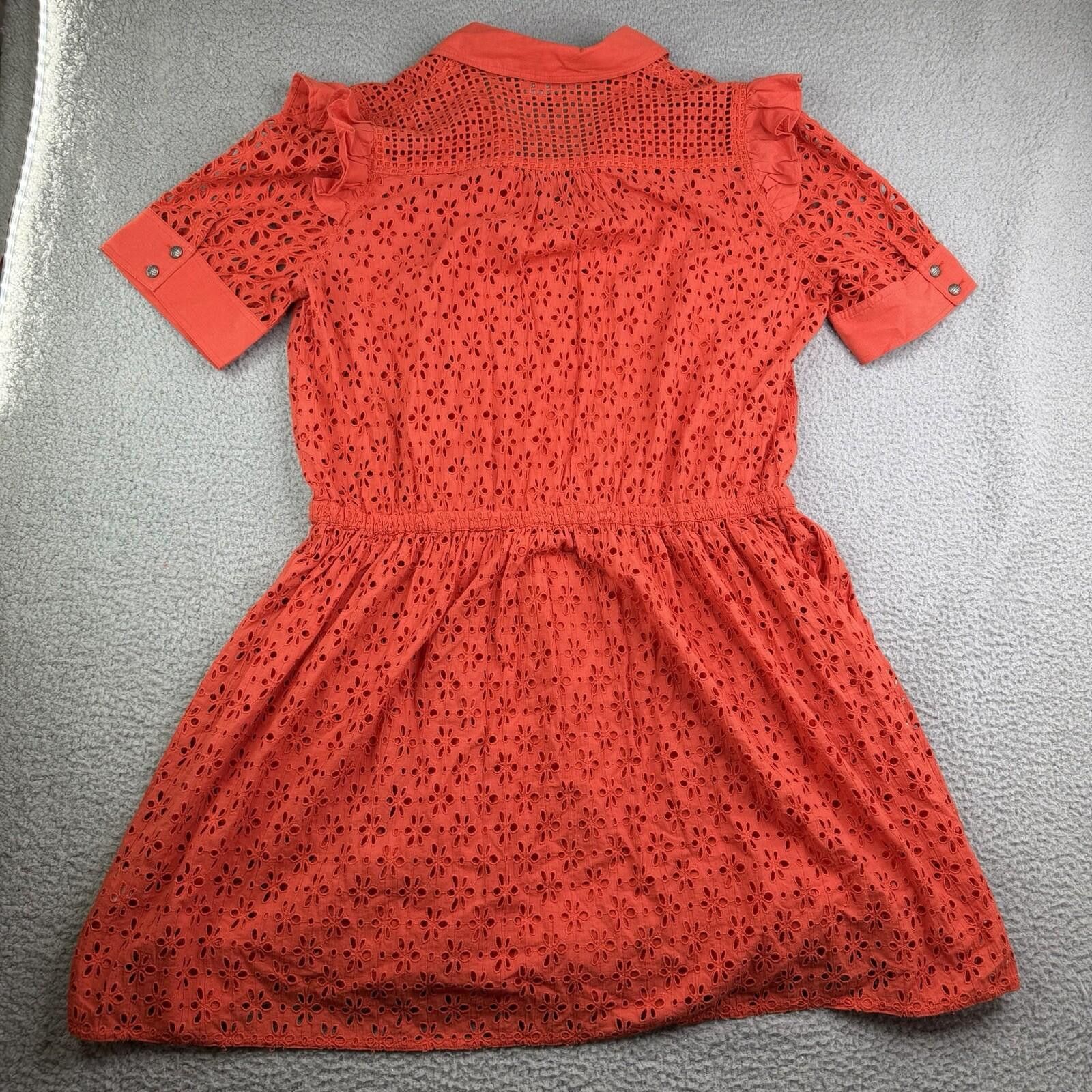 Other Double D Ranch Orange Western Dress Women's 1X Lined Size XL / US 12-14 / IT 48-50 - 2 Thumbnail