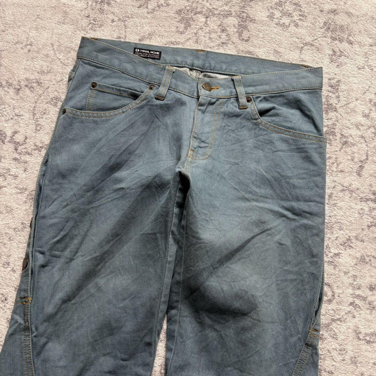 Final Home Final Home Torpedo Spiral Stitched Button-Detachable Jeans Size US 31 - 3 Thumbnail