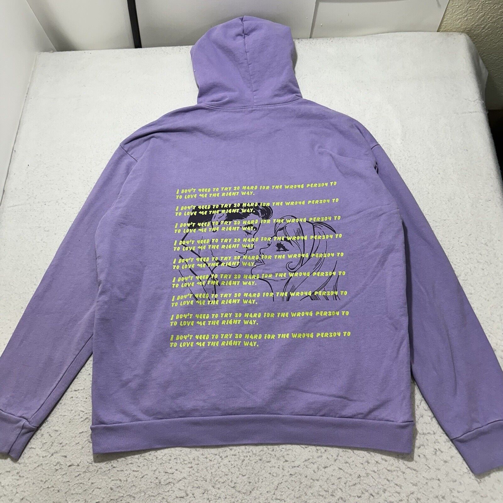 Boys Lie Boys Lie 1 Size Hoodie How Do You Know When You Love Someone Size ONE SIZE - 2 Thumbnail