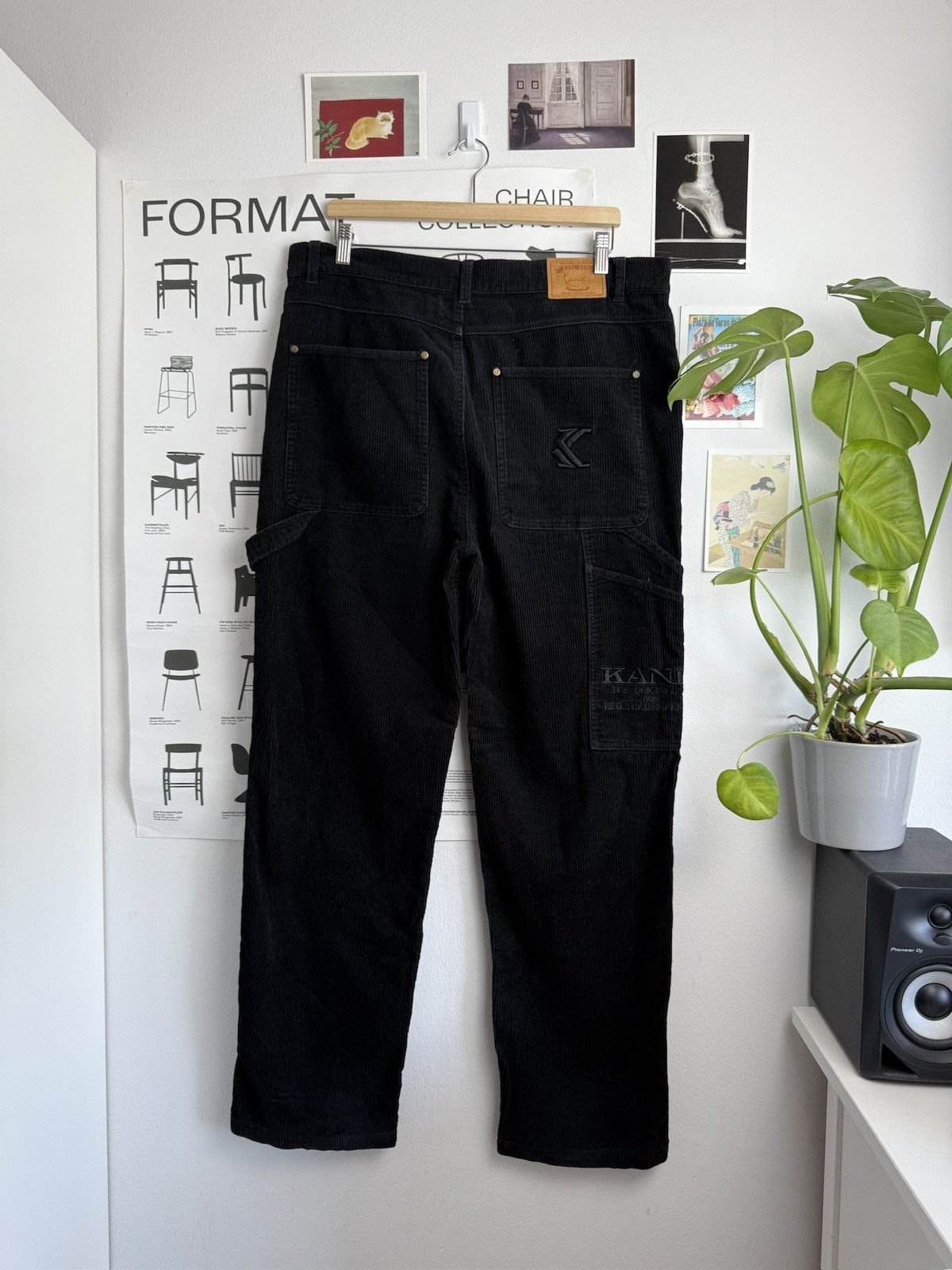 Karl Kani × Vintage Vintage y2k Karl Kani corduroy baggy carpenter pants L skate Size US 36 / EU 52 - 1 Thumbnail
