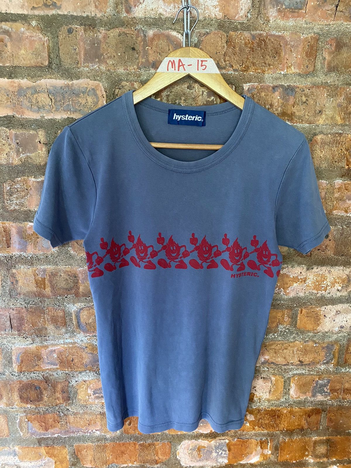 Hysteric Glamour 🔥 90s hysteric Flame tee Size US M / EU 48-50 / 2 - 2 Thumbnail