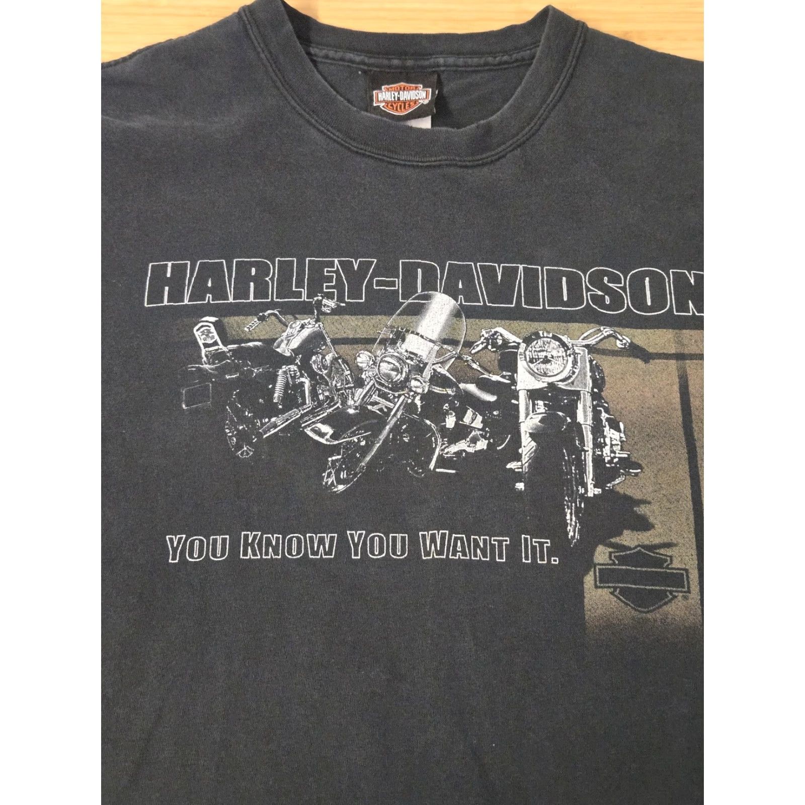 Harley Davidson VINTAGE Harley-Davidson Shirt Mens L Black Graphic Print 90s Sioux Falls SD Biker Motorcycle USA Mens Size US L / EU 52-54 / 3 - 2 Thumbnail