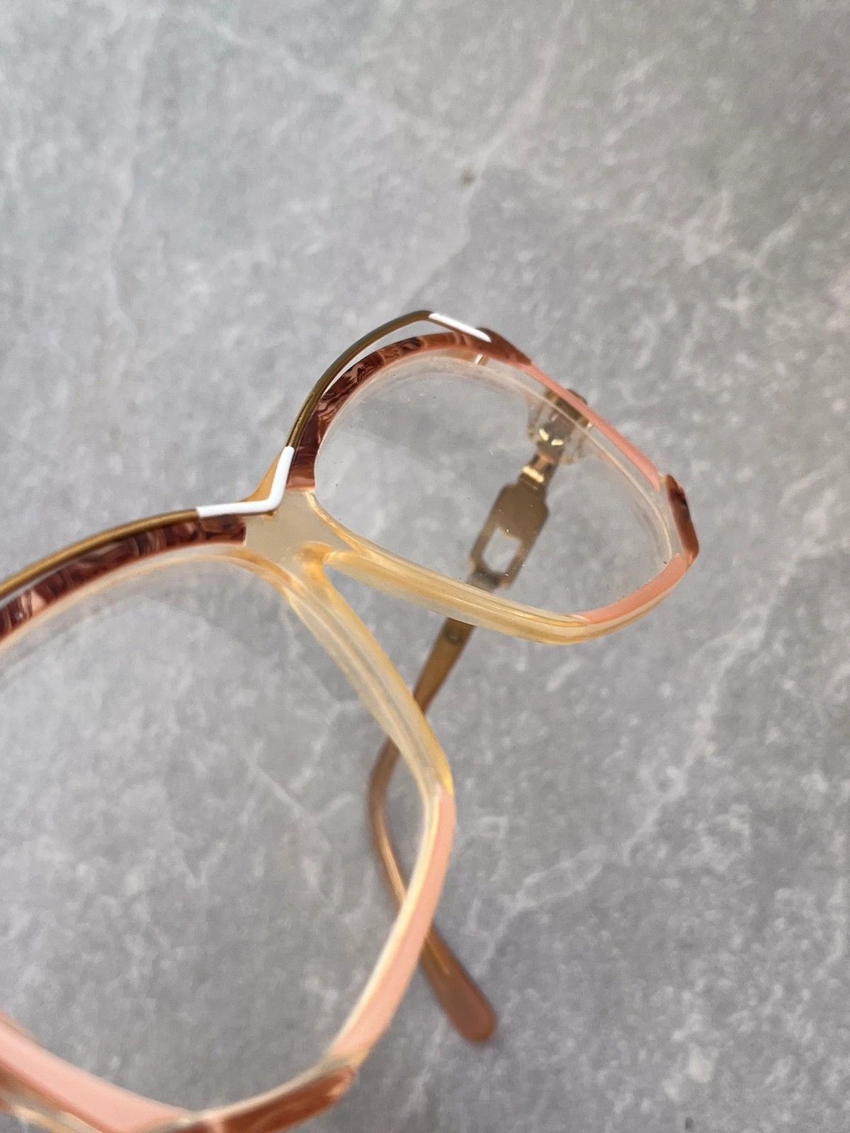 Cazal Cazal Vintage 1990s Eyeglass Glass Lens Gold Plastic Size ONE SIZE - 11 Thumbnail
