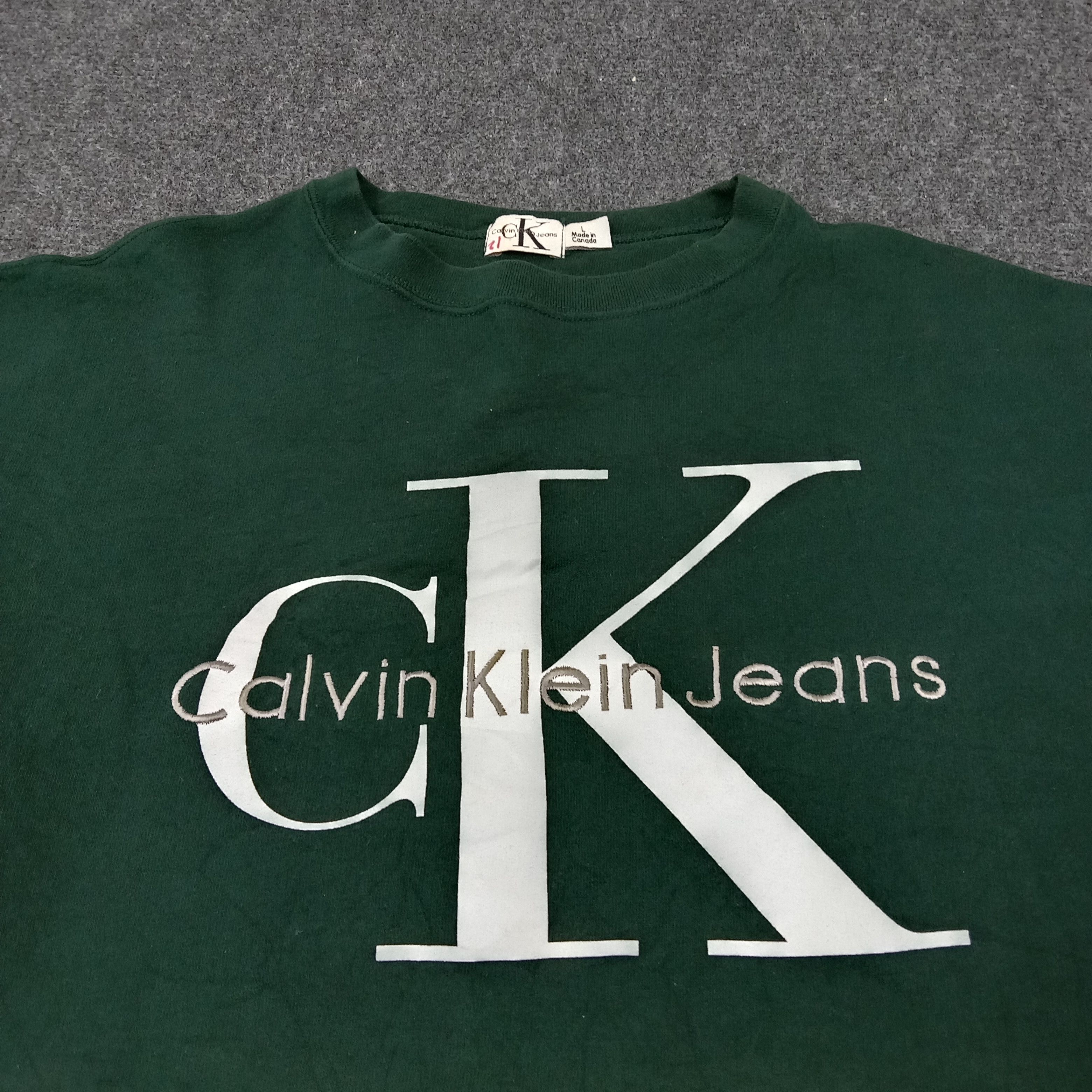 Calvin Klein Calvin Klein Made In Canada Sweatshirt C263N4 Size US XL / EU 56 / 4 - 2 Thumbnail