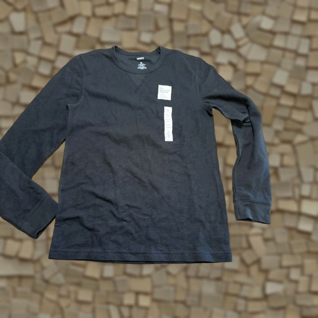 Vintage Sonoma Shirts Mens Size Medium Black Long Sleeve Crew Neck The Supersoft Thermal Shirt Size US M / EU 48-50 / 2 - 1 Thumbnail