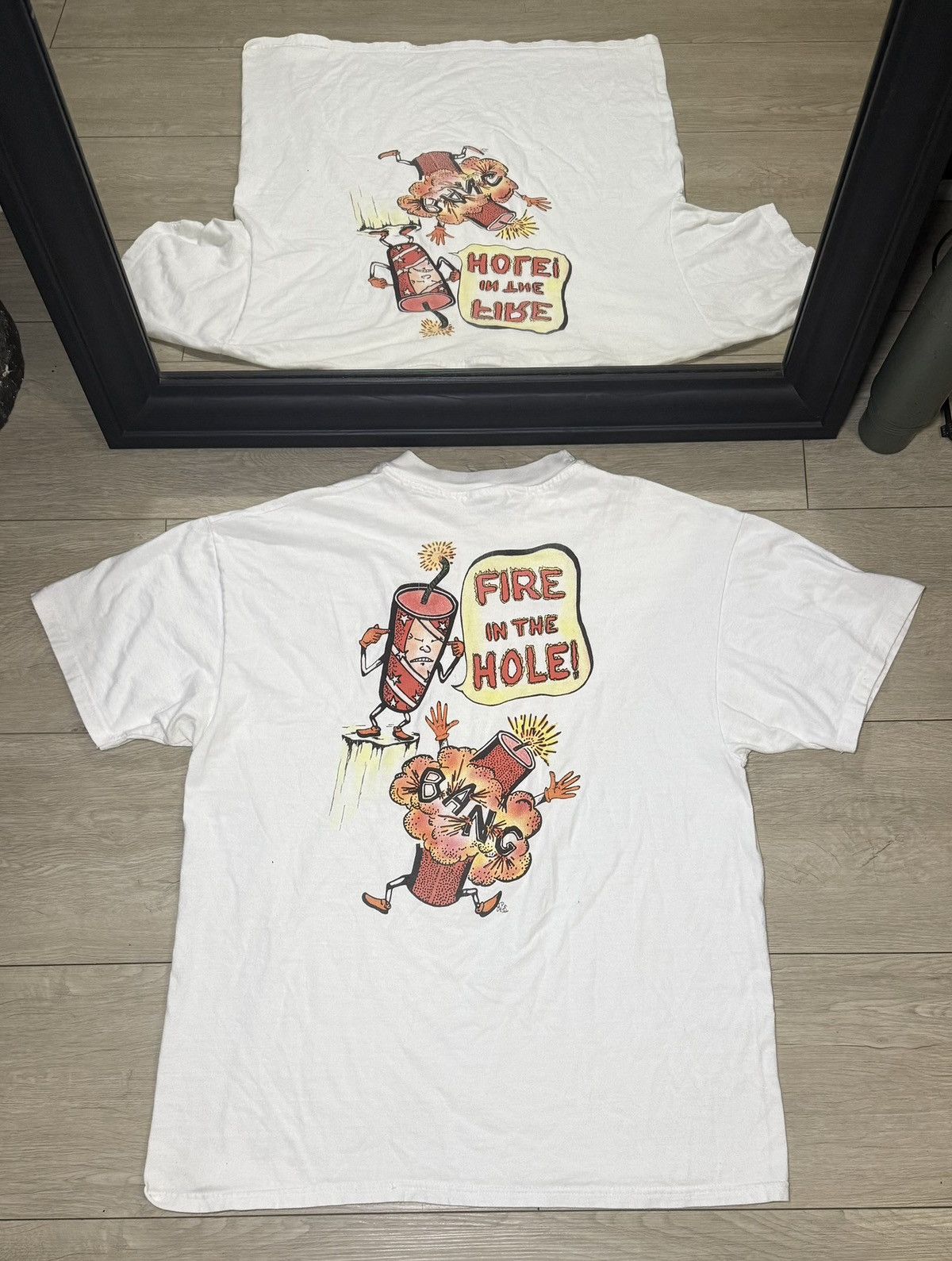 Other Y2K 2000s TNT Fire In The Hole, Bang Funny Humor Shirt Size US XL / EU 56 / 4 - 1 Thumbnail