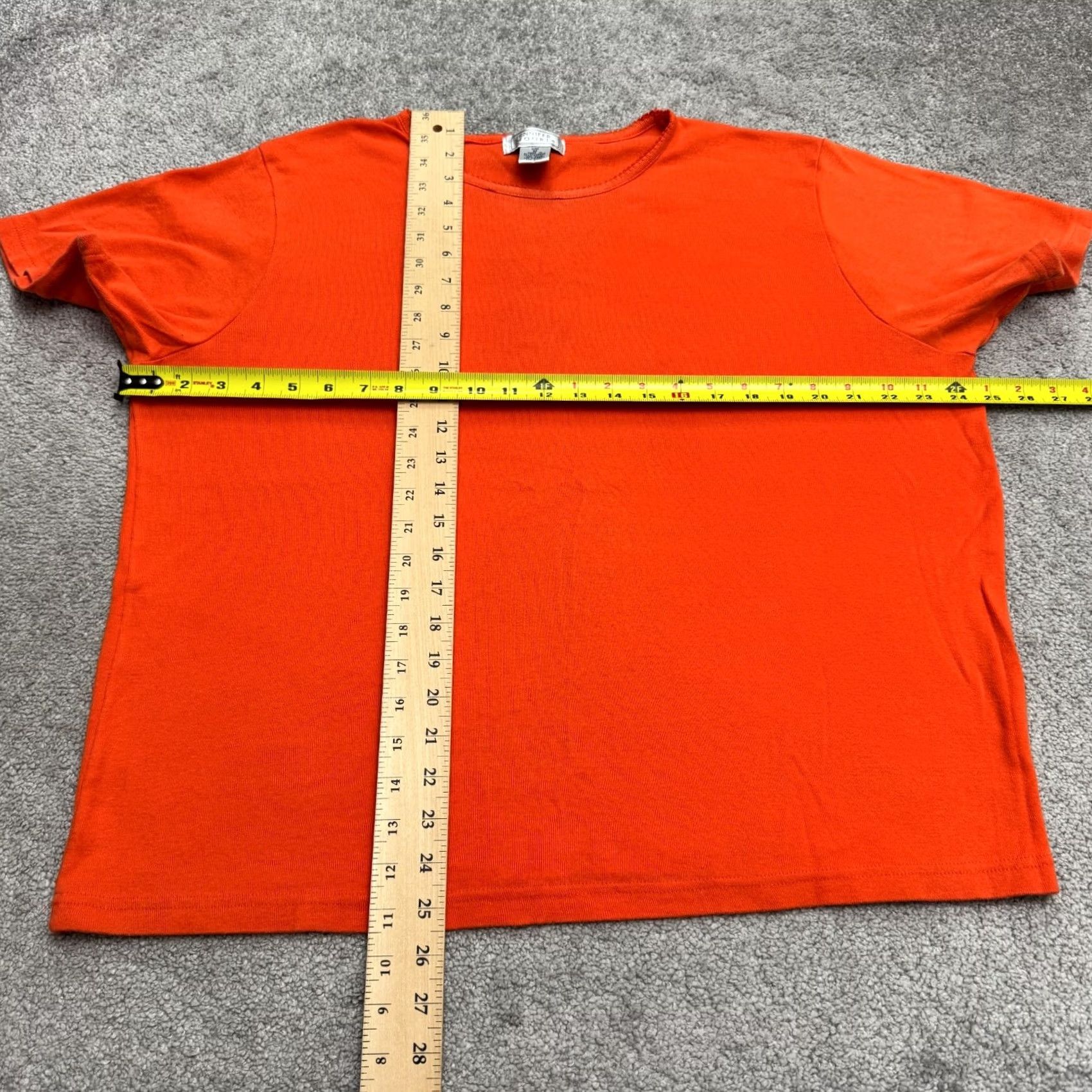 MooRER Jennifer Moore Basic T-Shirt Womens M Orange Crew Neck Short Sleeve Tee Top Size M / US 6-8 / IT 42-44 - 7 Thumbnail
