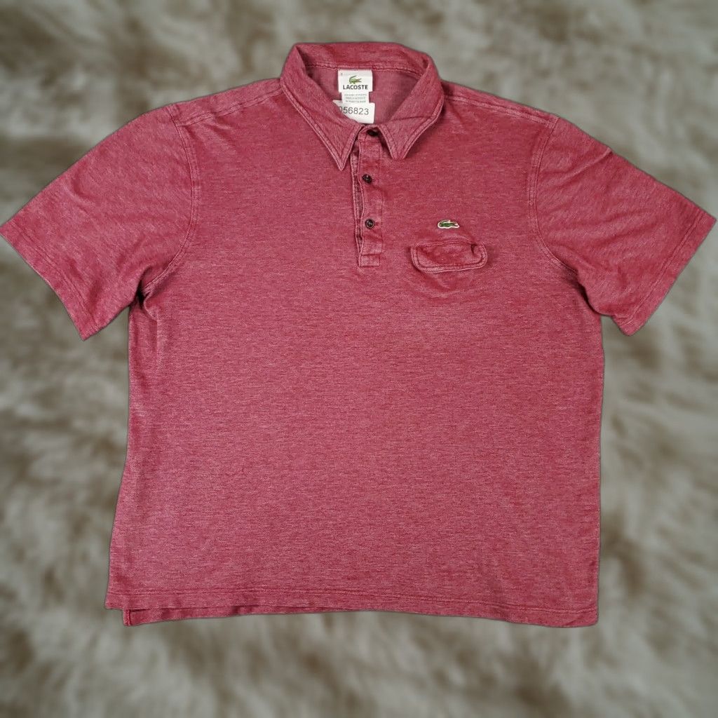 Lacoste Lacoste Polo Shirt Mens Size 6 Red Casual Short Sleeve Regular Fit Size US S / EU 44-46 / 1 - 1 Thumbnail