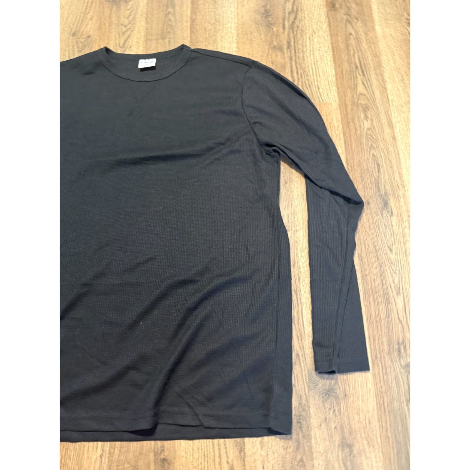 Vintage Mission Ridge Shirt Men Long Sleeve Crewneck M Black Pajama Top Regular/Adult Medium Womens? Size US M / EU 48-50 / 2 - 4 Thumbnail