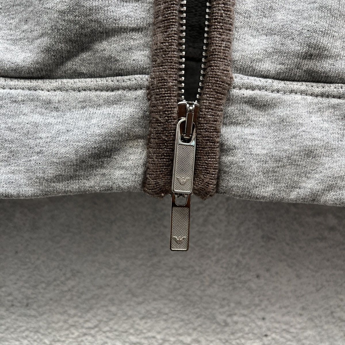 Emporio Armani 00’s Emporio Armani Hybrid Knitted Hoodie Size US M / EU 48-50 / 2 - 8 Thumbnail