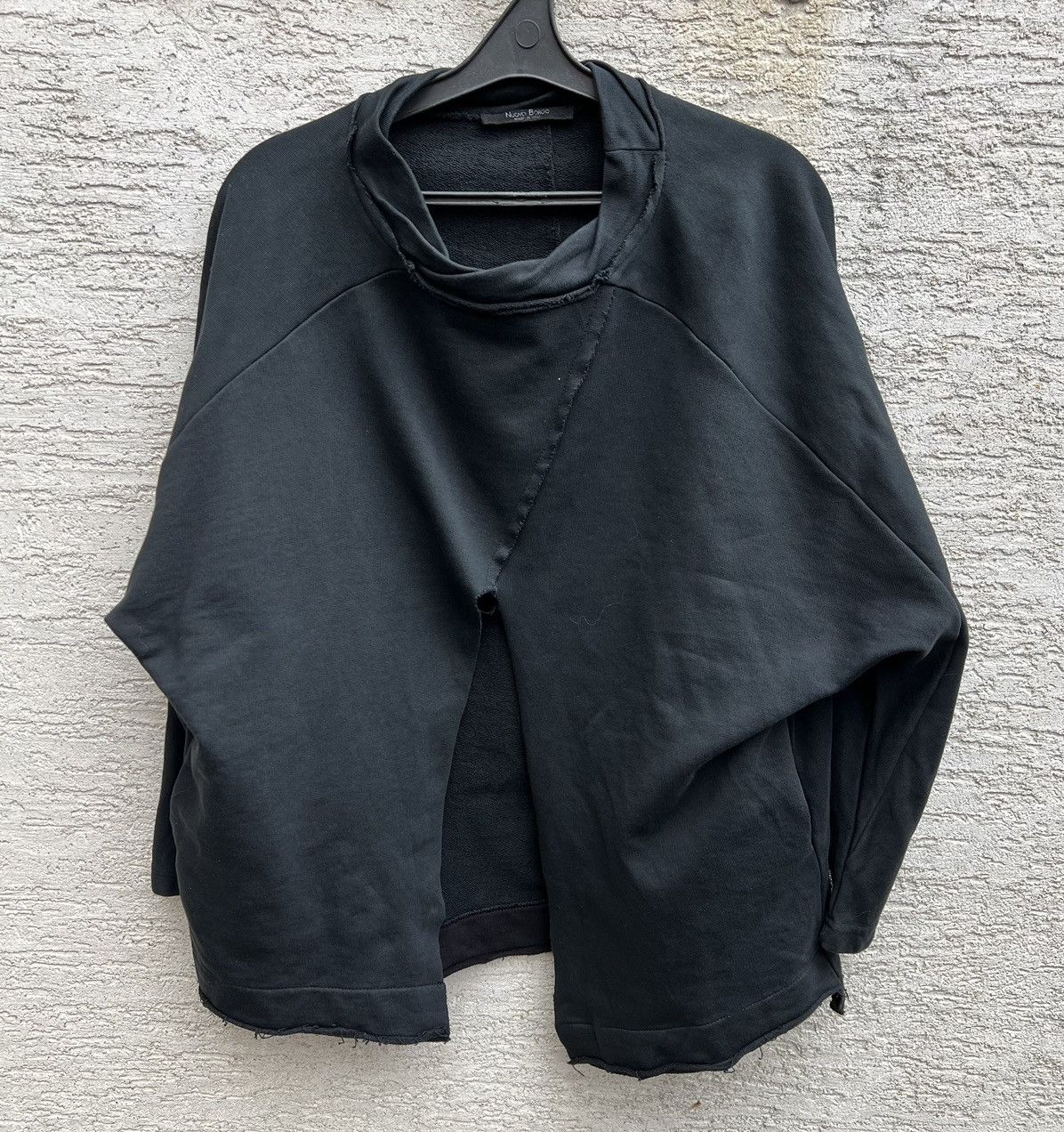 Nuovo Borgo Avant Garde Black Oversized Sweatshirt
