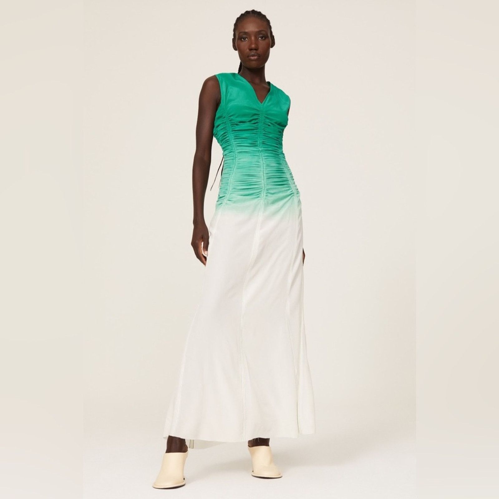 Other Marina Moscone Ruched Dip Dye Dress Size 6 Size M / US 6-8 / IT 42-44 - 1 Thumbnail