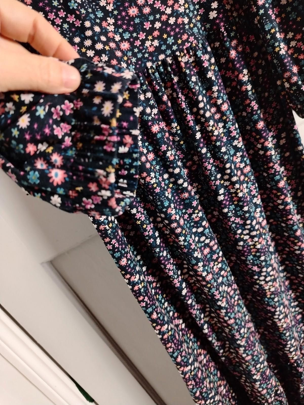 Other Blue Vanilla Floral Maxi Dress UK 8 XS Size S / US 4 / IT 40 - 5 Thumbnail