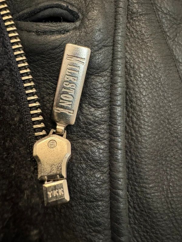Milestone Milestone Leather Black Jacket Coat size 52 L Size US L / EU 52-54 / 3 - 9 Thumbnail