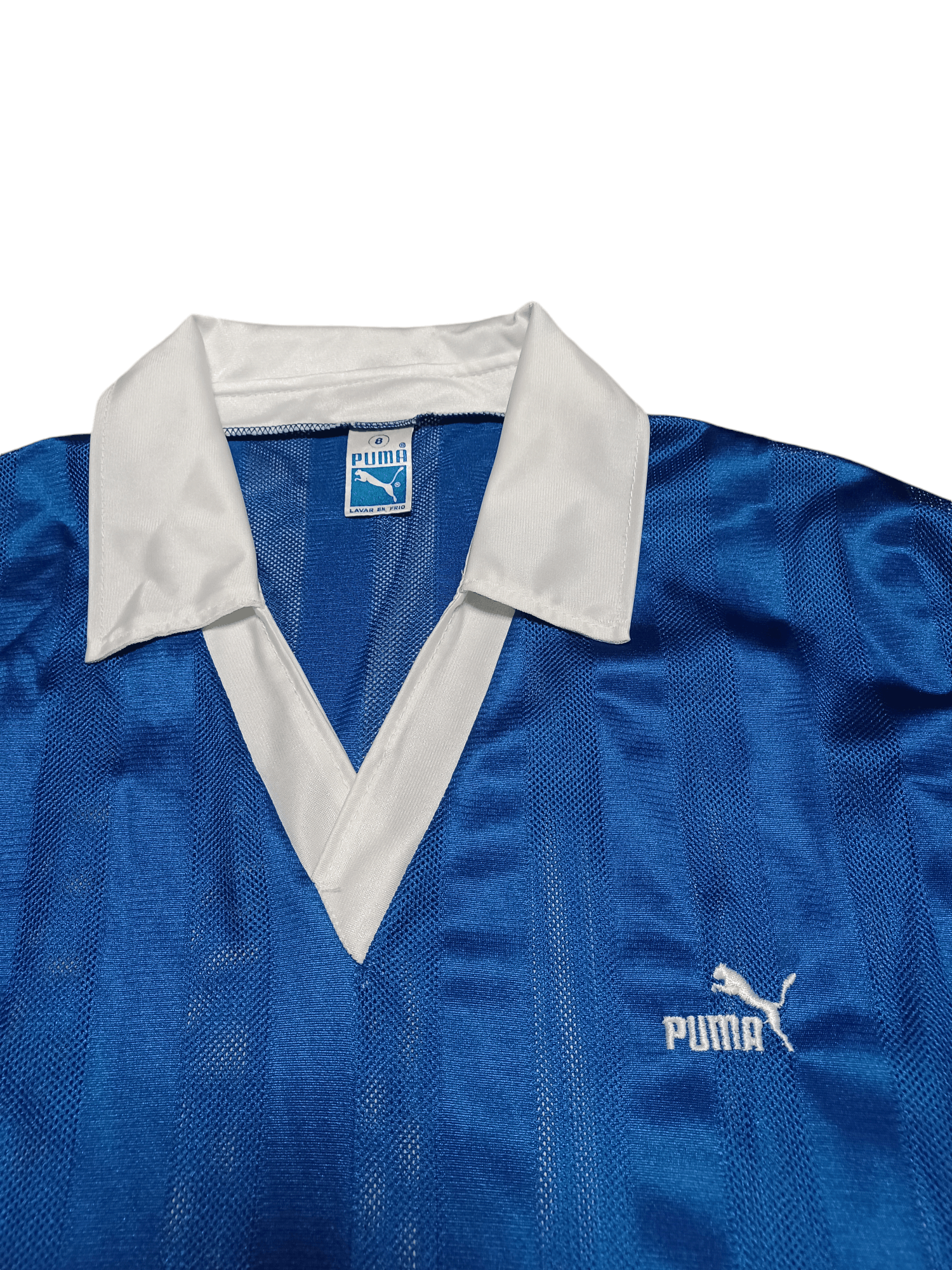 Puma PUMA EARLY 80S VINTAGE MADE IN SPAIN V-NECK SOCCER JERSEY Size US M / EU 48-50 / 2 - 2 Thumbnail