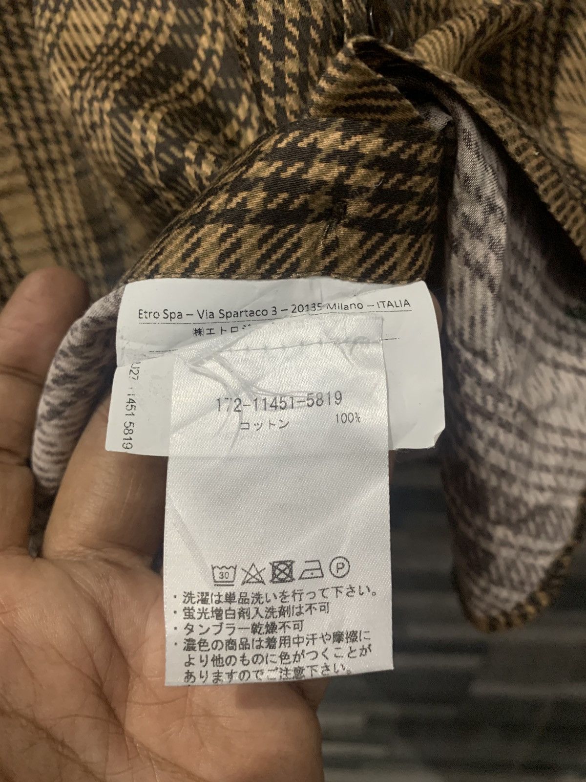 Etro ETRO Plaid Shirt Size US M / EU 48-50 / 2 - 6 Thumbnail