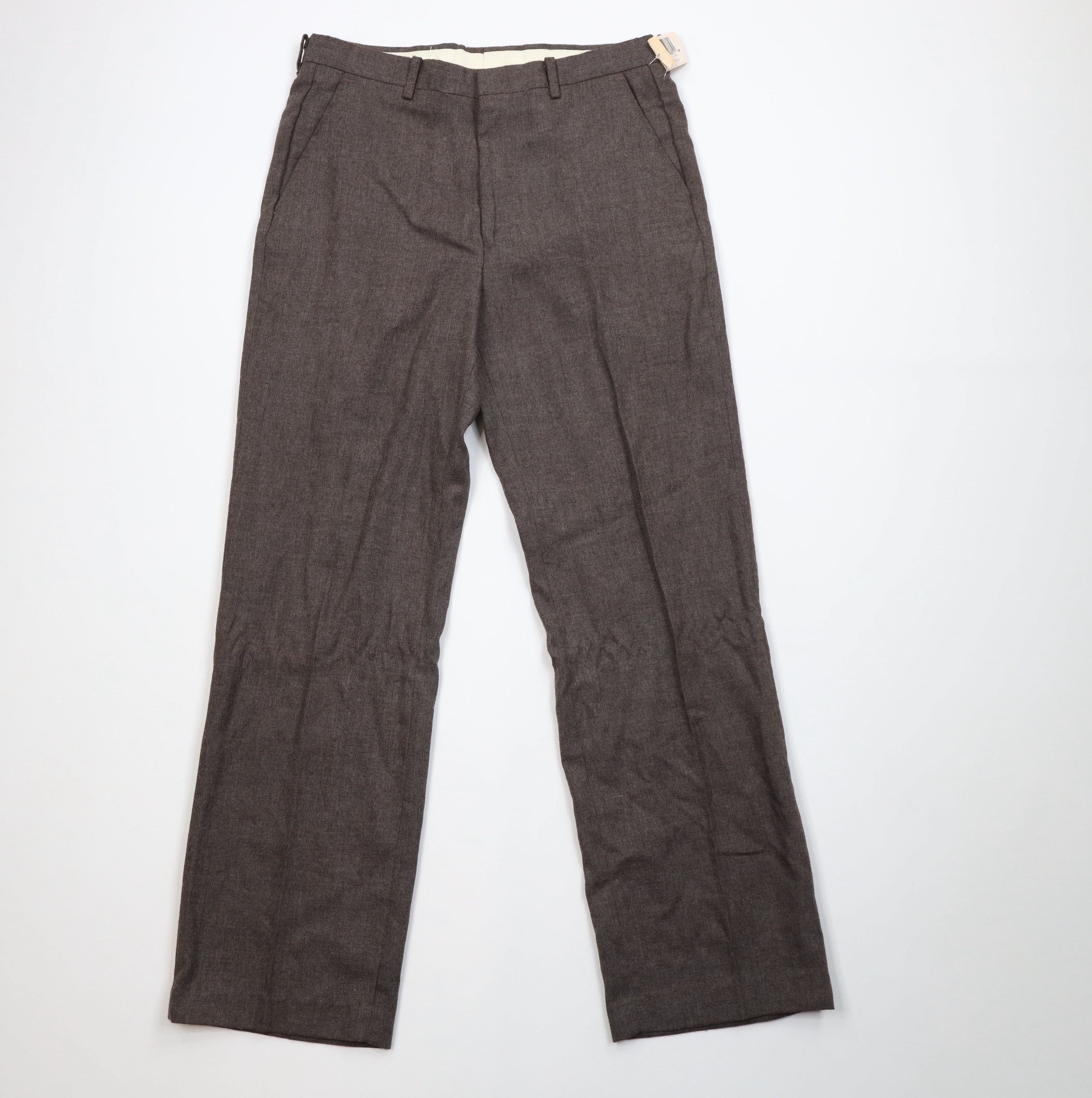 Vintage Deadstock Vintage 70s Streetwear Wide Leg Chino Pants Brown Size US 32 / EU 48 - 1 Thumbnail
