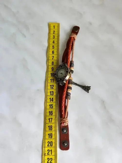 Jewelry Vintage Japanese style futuristic Watch Brown amulet 🗼 Size ONE SIZE - 5 Thumbnail
