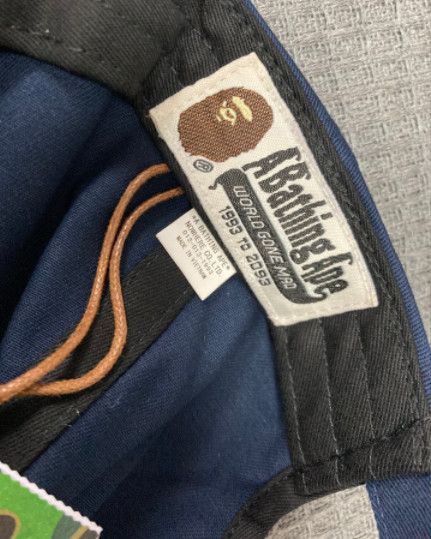 Japanese Brand BAPE Ape Head One Point Panel Cap 'Navy' Size ONE SIZE - 9 Thumbnail