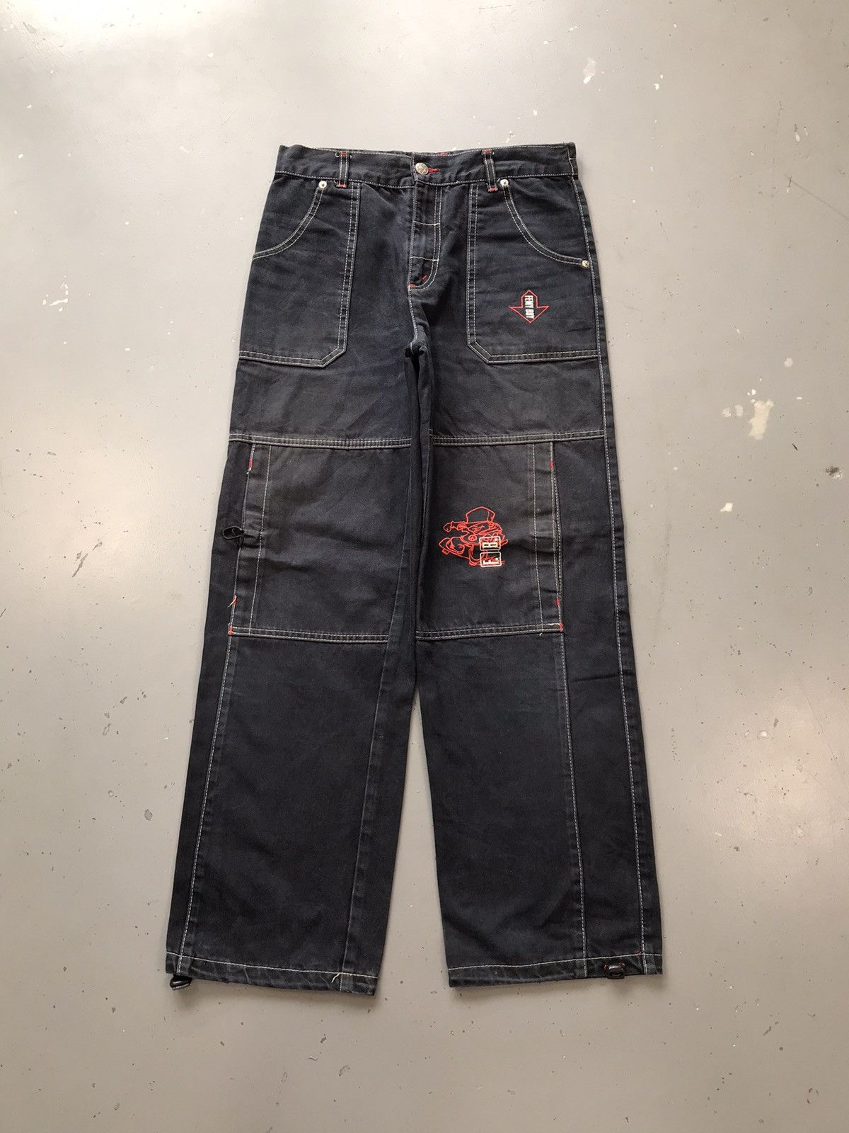 Vintage Vintage faded Femy boy urban squad crazy boy cargo denim Size US 30 / EU 46 - 1 Thumbnail