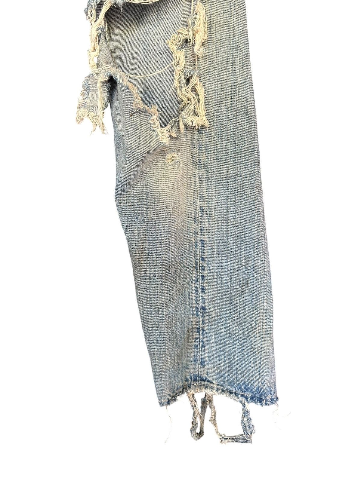 Levi's 60s-70s THRASHED Levi's 6 Selvedge Vintage Denim Jeans Size US 28 / EU 44 - 12 Thumbnail