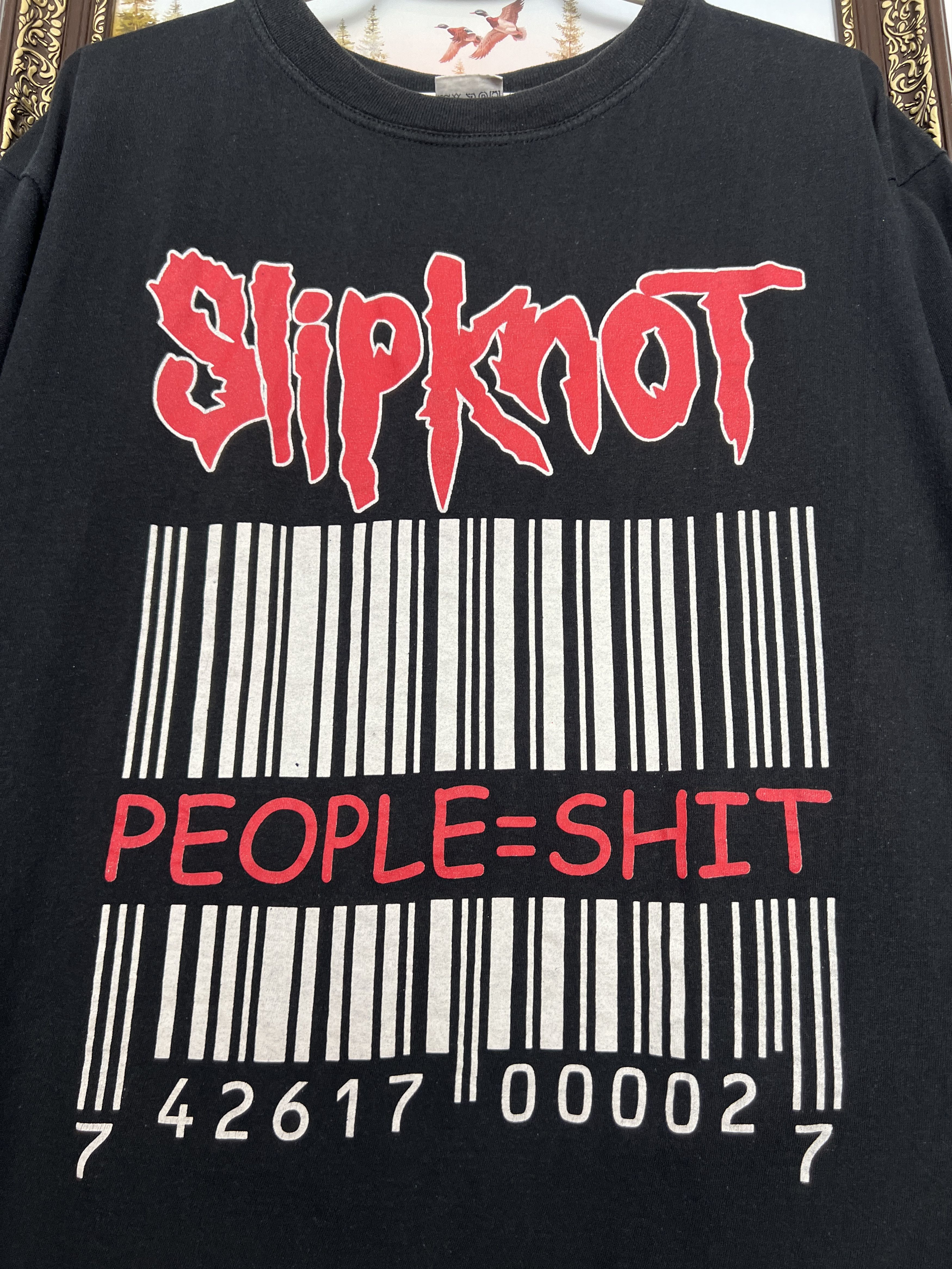 Vintage Vintage Slipknot Band Tee Over Print Shirt People Sht Mens Size US M / EU 48-50 / 2 - 5 Thumbnail
